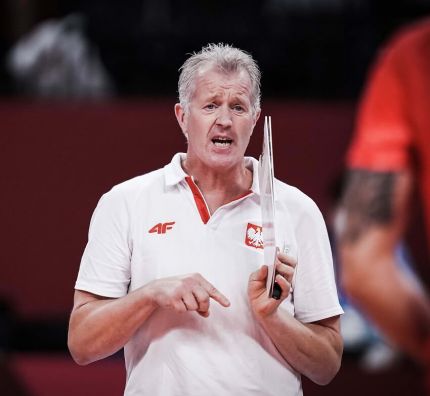 Tokio2020 Polska - Japonia, trener Vital Heynen