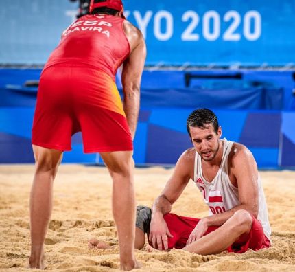 Tokio 2020: Kantor/Łosiak - Herrera/Gavira 1:2