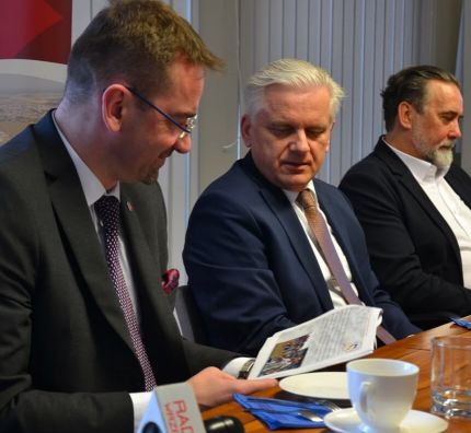 Sebastian Świderski z wizytą u burmistrza Wrześni