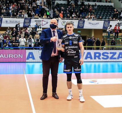 Paweł Rusin z Cerrad Enei Czarnych Radom