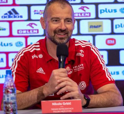 Konferencja z trenerem Nikolą Grbiciem