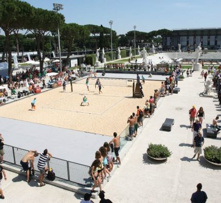 Plaże w Wiecznym Mieście gotowe na mistrzostwa świata