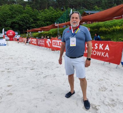 Robert Wardak: Sulejów to świetne miejsce do gry w siatkówkę plażową