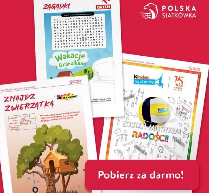 Już są - wakacyjne Siatkarskie Łamigłówki z Orzełkiem!