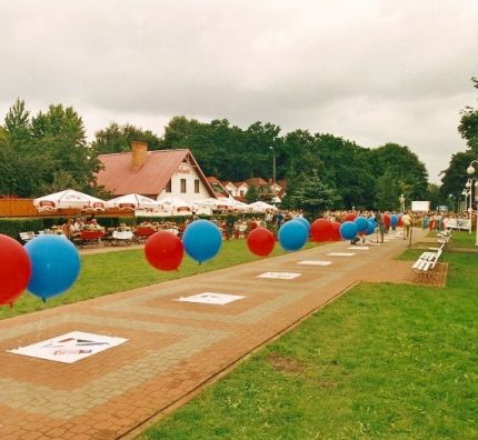 Małgorzata Glinka-Mogentale i Krystyna Krupa w Alei Gwiazd Sportu