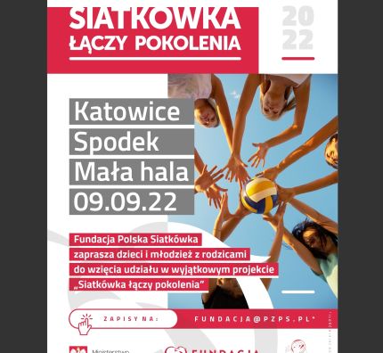 Siatkówka łączy pokolenia w Katowicach