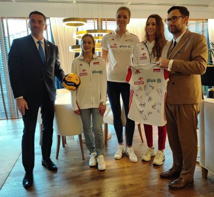 Polskie siatkarki odwiedziły PKN ORLEN