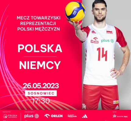 Wielka siatkówka w Sosnowcu: mecz towarzyski Polska - Niemcy