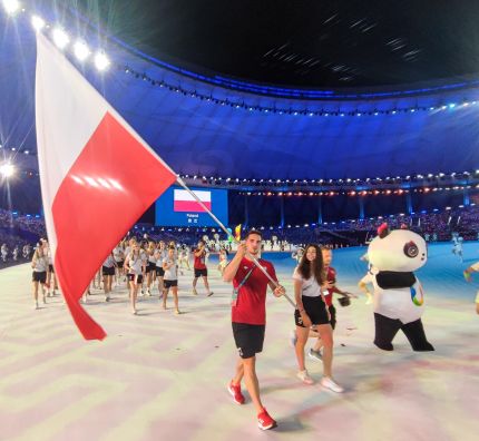 Biało-Czerwoni pokazali się światu w trakcie ceremonii otwarcia 31. Letniej Uniwersjady w Chengdu