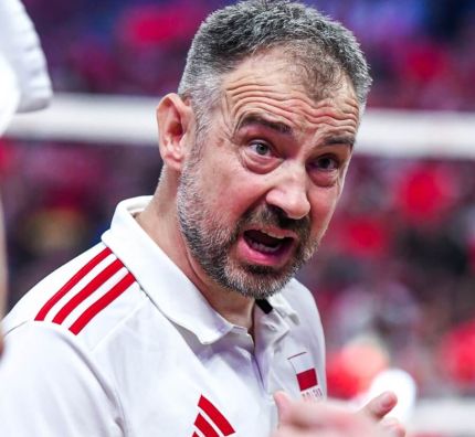 Nikola Grbić z odznaką Złote Logo Polskak 2024