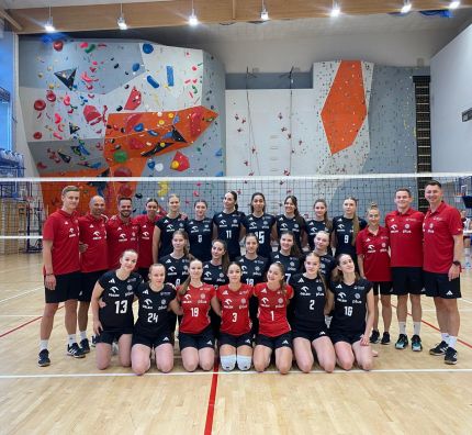 Polska -  Łotwa 3:2 w meczu reprezentacji juniorek