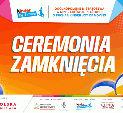 Wielki Finał KINDER Joy of moving 2024 na plaży: ceremonia zakończenie