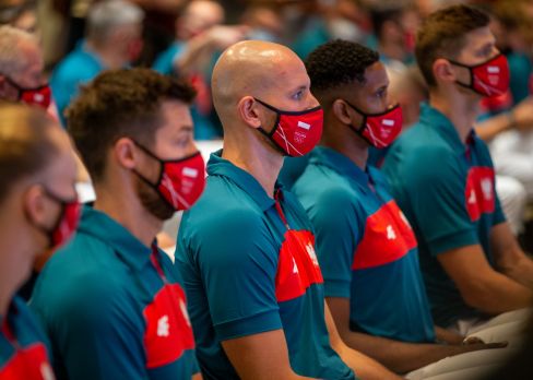 2021-07-12 Ślubowanie olimpijskie siatkarzy