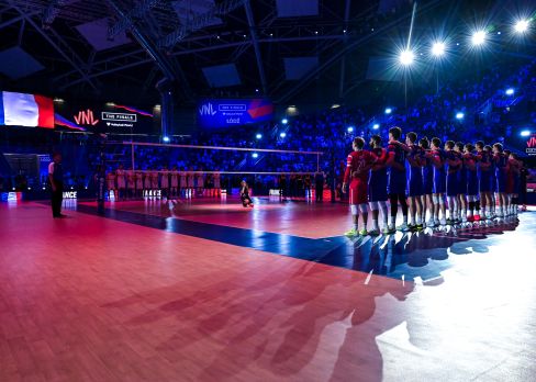 2024-06-28 VNL turniej finałowy: Włochy - Francja