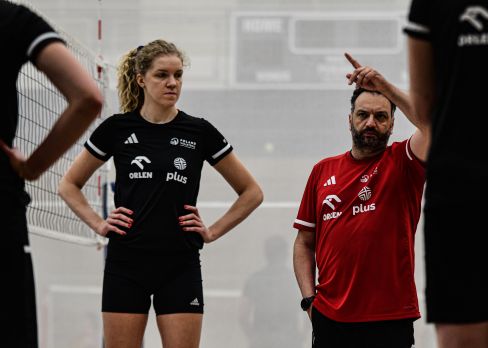 2023-07-09 VNL Finals: Pierwsze treningi w Arlington