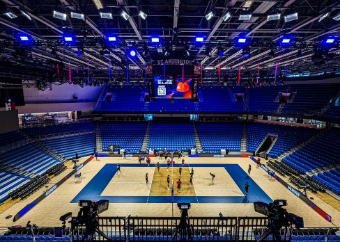 2023-07-11: VNL Finals Trening w College Park Center