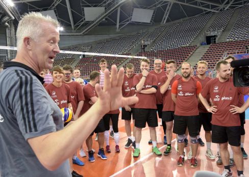 2018-06-02 - Trening Vitala Heynena z mediami