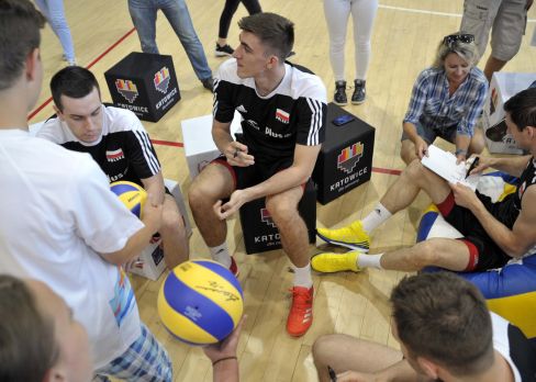 2017-06-14 - Spotkanie siatkarzy z młodzieżą w Katowicach